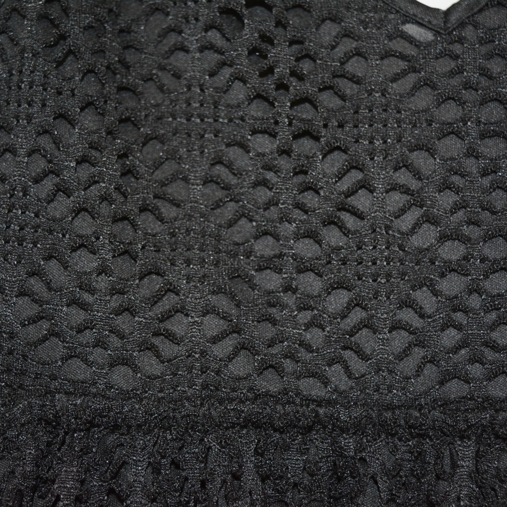 Women's Black Express Lace Dress XS - Picture 6 of 8